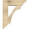 Ekena Millwork Legacy Traditional Rough Sawn Bracket w/ Offset Brace, Douglas Fir, 6"W x 18"D x 22"H BKT0604X18X22LEC01RDF - alternate 4